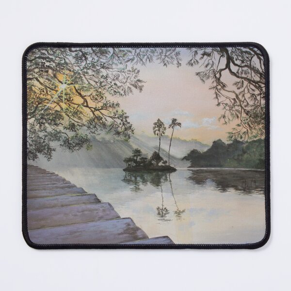 Item preview, Kandy Lake Round Painting designed and sold by FascinoStudios.