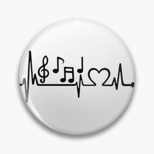Item preview, Music, pulse, heartbeat, musical notes, treble clef, frequency, sound wave designed and sold by jee-jee2151.