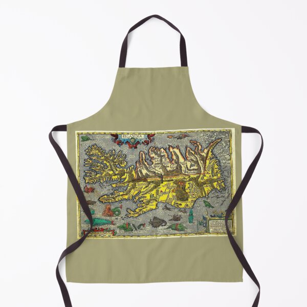 Item preview, ANCIENT VIKING MAP of ICELAND designed and sold by posterbobs.