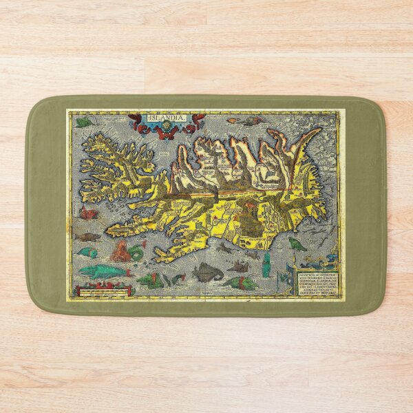 Item preview, ANCIENT VIKING MAP of ICELAND designed and sold by posterbobs.