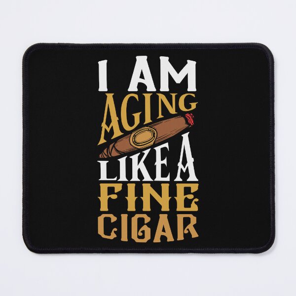 Item preview, Cigar Smoking Quote Aging Retro Logo T shirt designed and sold by Timcito.