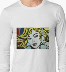 Pop Art Print Long Sleeve T-Shirt