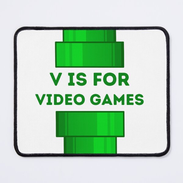 Item preview, V Is For Video Games designed and sold by Snorg Tees ⭐⭐⭐⭐⭐.