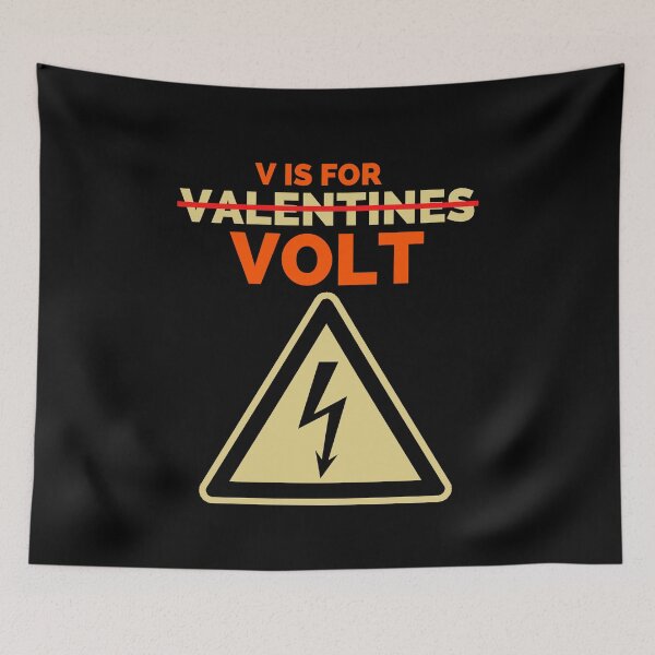 Item preview, Valentines Day- V is for Volt designed and sold by Creative Life.