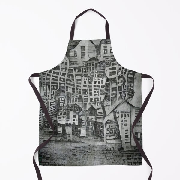 Item preview, Abstract Town, Modern Monochrom Art, Black and White Print designed and sold by InnaPo ⭐⭐⭐⭐⭐.