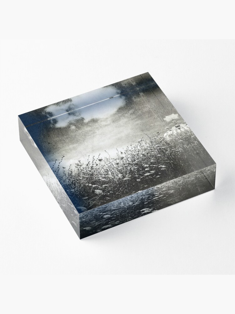 Alternate view of Counting Flowers Like They Were Stars Acrylic Block