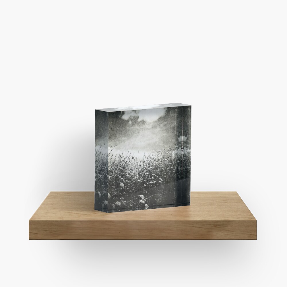 Counting Flowers Like They Were Stars Acrylic Block