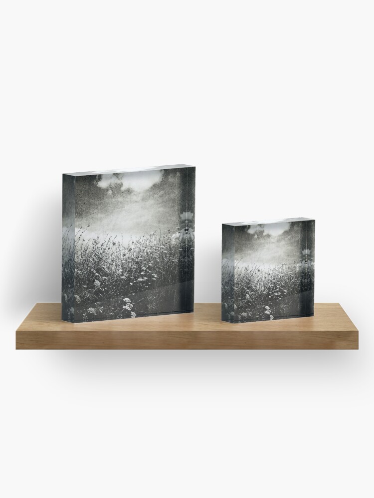 Alternate view of Counting Flowers Like They Were Stars Acrylic Block