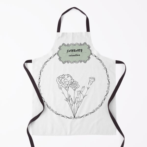 Item preview, january carnation flower  designed and sold by Rawan Alghunmien.