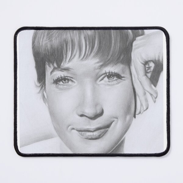 Item preview, Portrait of Shirley MacLaine designed and sold by Rockberry.