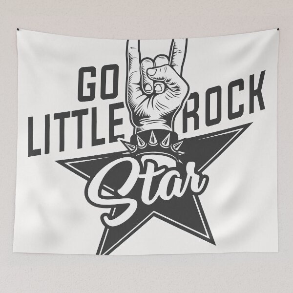 Artikelvorschau, Go Little Rockstar entworfen und verkauft von Manju-Stickers.