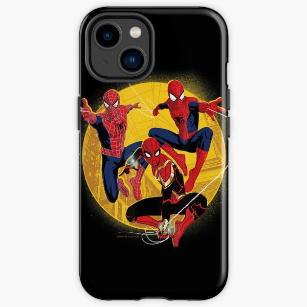 Trilogía Spider Dudes en acción Funda resistente para iPhone