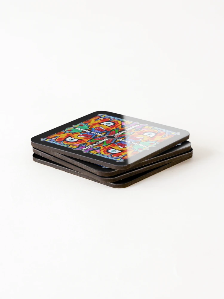Thumbnail 4 of 5, Coasters (Set of 4), Phoenix Rising Rendition designed and sold by Clay's Creations.