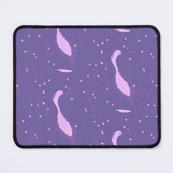 Item preview, Stork spring, background colors very peri designed and sold by Natairbrush.