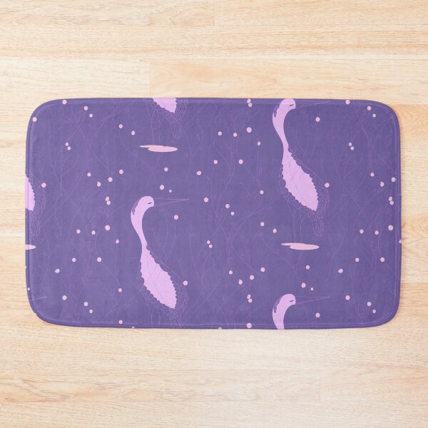 Item preview, Stork spring, background colors very peri designed and sold by Natairbrush.