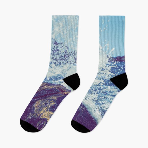 Item preview, Ocean wave splashing on the rock designed and sold by fowons.