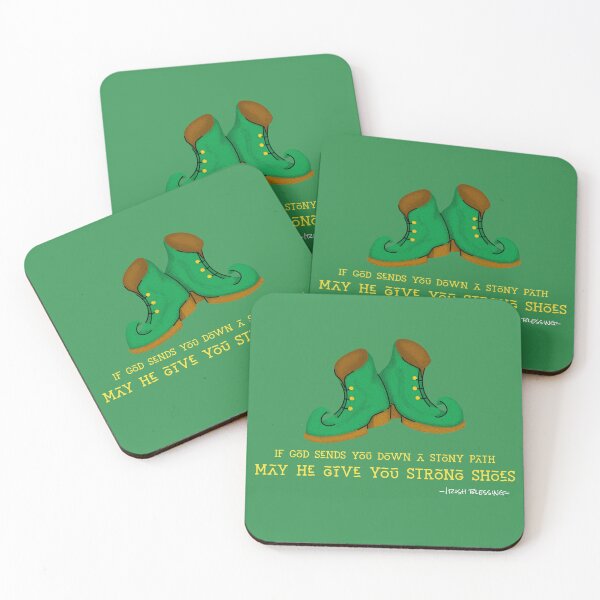 Item preview, May He Give You Strong Shoes -Saint Pat Day designed and sold by IFIOgirl.