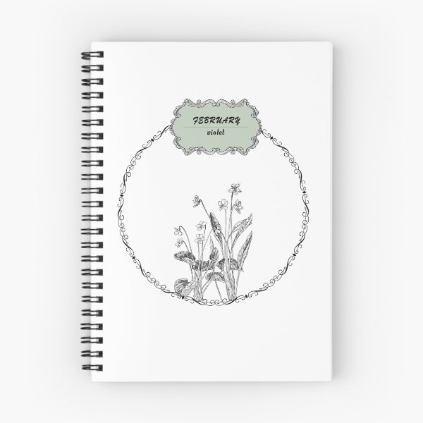 Item preview, February violet flower designed and sold by Rawan Alghunmien.