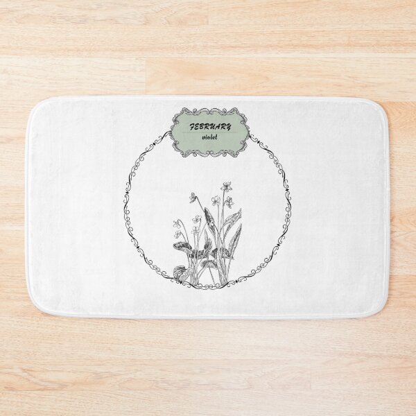 Item preview, February violet flower designed and sold by Rawan Alghunmien.