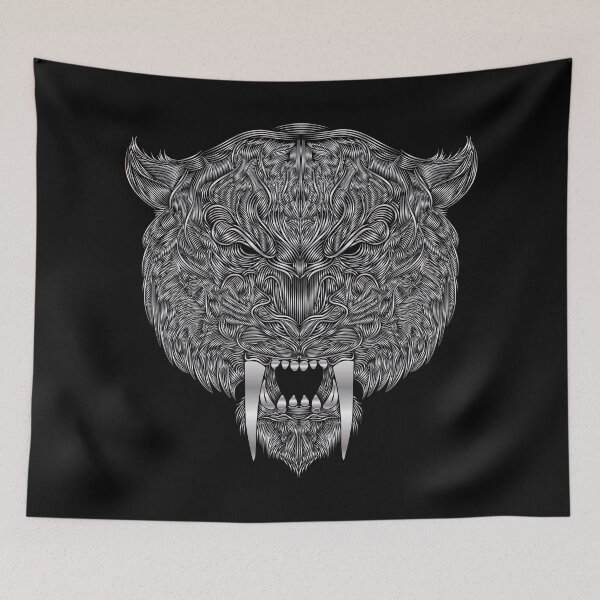 Item preview, Silver Saber Tooth Tiger   designed and sold by hockeng.