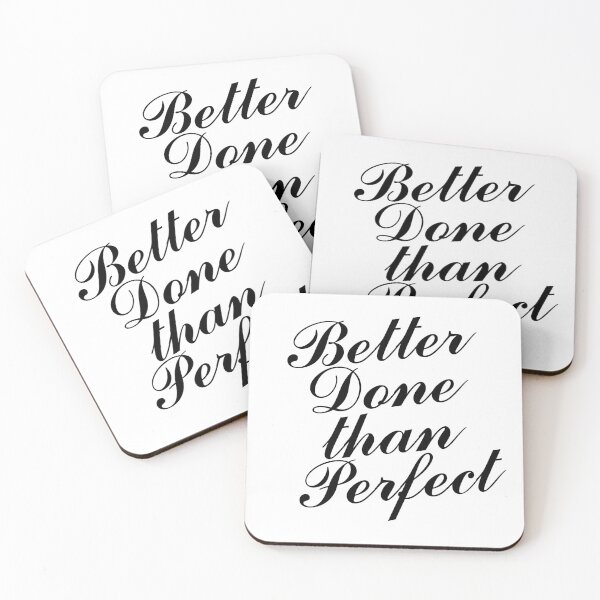 Item preview, Better done than perfect designed and sold by Nikmay Design.