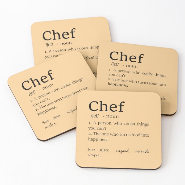 Item preview, Chef Definition Funny Line Saying Cook Cooking designed and sold by KMIKBAL7.