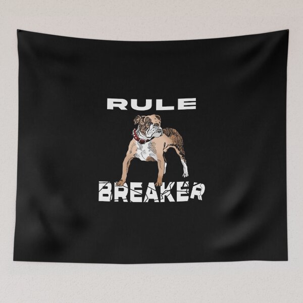 Item preview, RULE BREAKER (Dog T-Shirt) designed and sold by RUZMA.