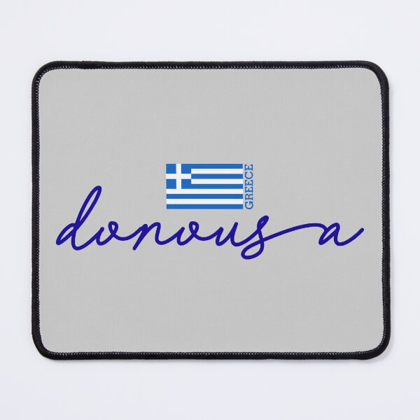 Item preview, Donousa island Greece with greek flag designed and sold by angelisart.