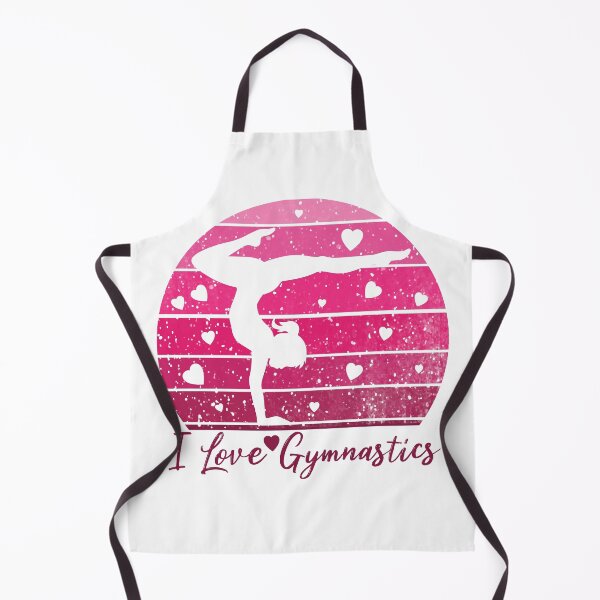 Item preview, I Love Gymnastics Vintage Gift For Acrobatic Gymnasts designed and sold by NawalMagdy.