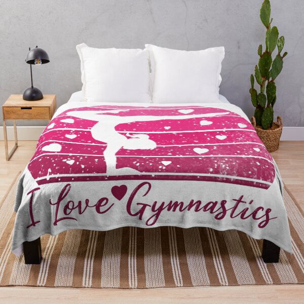 Item preview, I Love Gymnastics Vintage Gift For Acrobatic Gymnasts designed and sold by NawalMagdy.