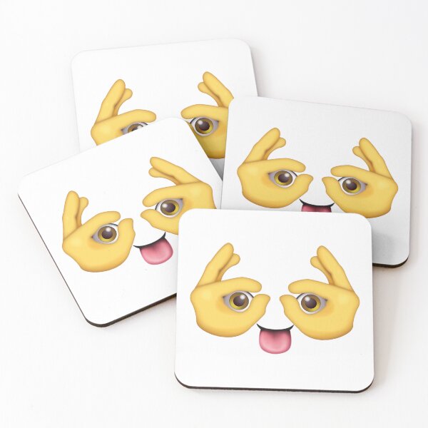 Item preview, Finger Glasses Funny Emoji designed and sold by Theodor Mint.
