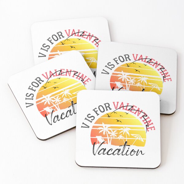 Item preview,  V Is For vacation Funny Valentines Day vacation lover  Men Women designed and sold by teesBYAlioui.