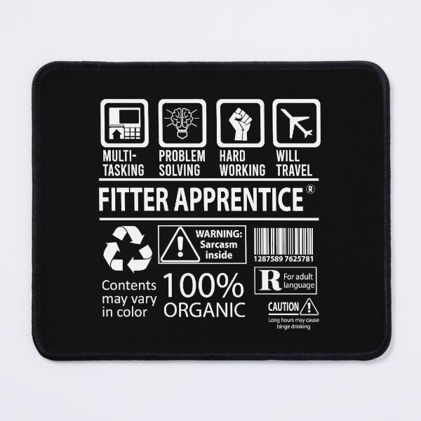 Item preview, Fitter Apprentice T Shirt - MultiTasking Certified Job Gift Item Tee designed and sold by sabinacsnm.