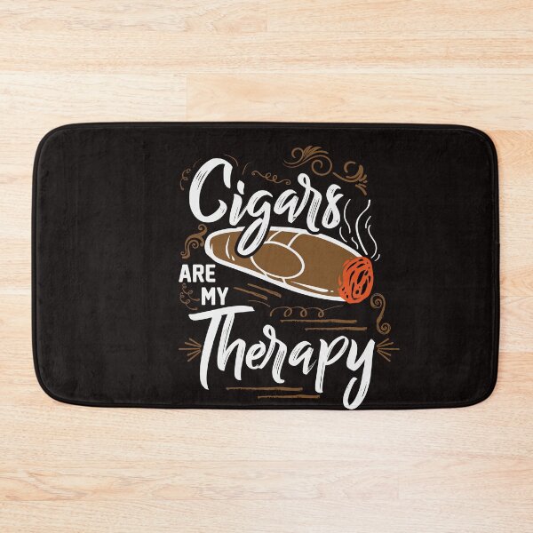 Artikelvorschau, Zigarre Therapie Spruch Rauchen Retro Logo T shirt entworfen und verkauft von Timcito.