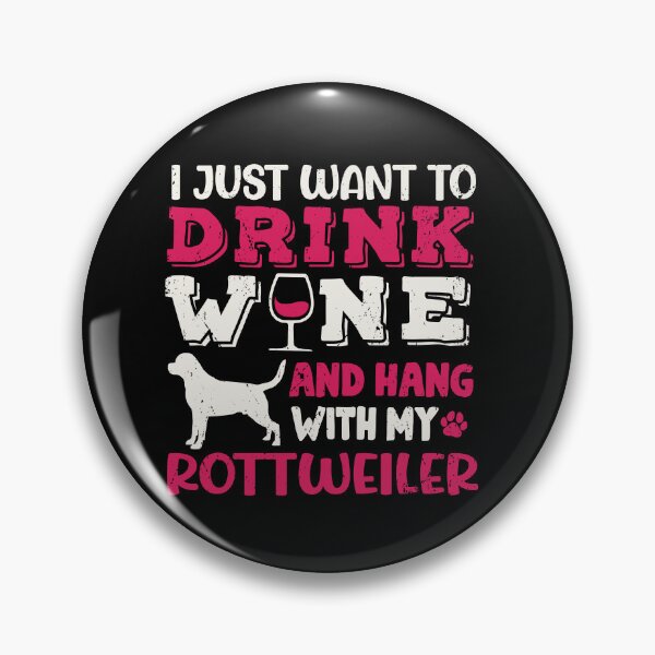 Artikelvorschau, Rottweiler Rottie Dog Dad Mom And Drink Wine entworfen und verkauft von rafaeltto.