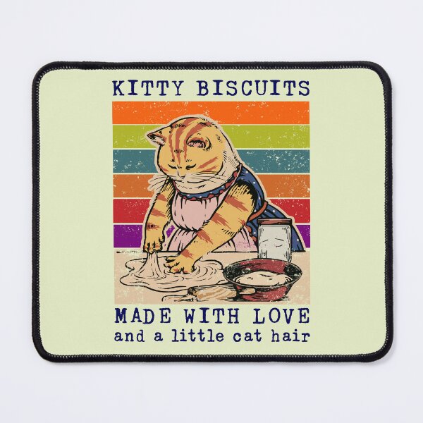 Item preview, Kitty Biscuits Made With Love And A Little Cat Hair Funny Baking Cat, Kitty lover Gift designed and sold by Davidbrg.