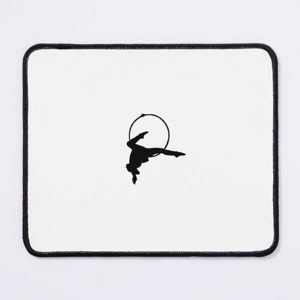 Item preview, aerial lyra hoop silhouette, gazelle designed and sold by lizzieeeeee.