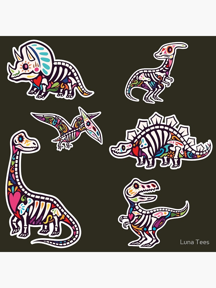 "dinosaurs sticker pack" Poster for Sale by miliana009 Redbubble
