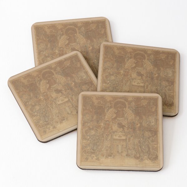 Item preview, Amitabha-Buddha painting vintage look designed and sold by LADesigns55.