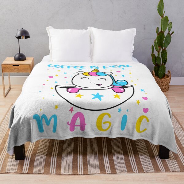 Item preview, coffe is real magic-funny animals typography designed and sold by Hartics.