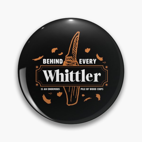 Item preview, Whittling & Carvin - behind every whittler funny quote designed and sold by Nikkokikko.