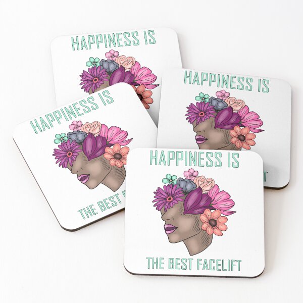 Item preview, happiness positivity - be happy - happiness is the best facelift designed and sold by mmammammira.