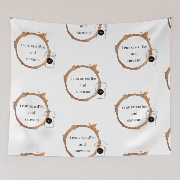 Item preview, i run on coffee and sarcasm designed and sold by orbsight.