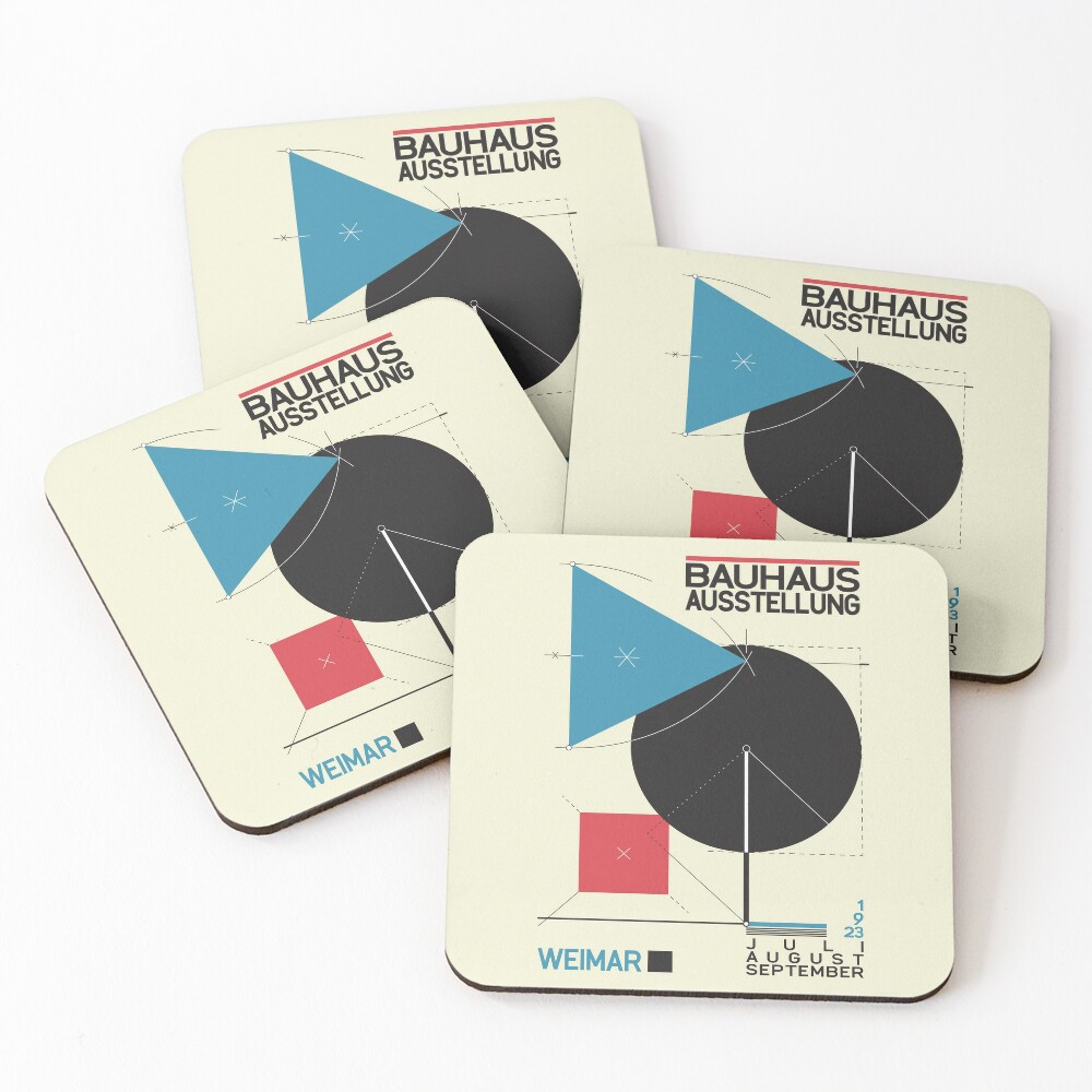 Bauhaus#8 Coasters (Set of 4)