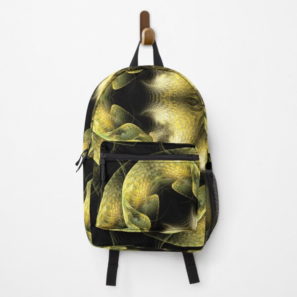 Item preview, Fractal flower head in green and yellow designed and sold by effervescence.