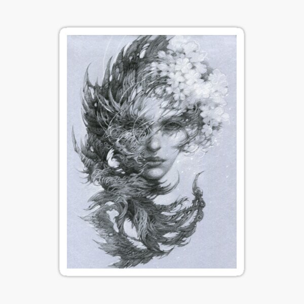 Scorpio lady Sticker
