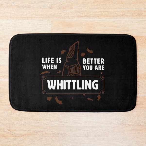 Item preview, Whittling & Carvin - life is better funny quote designed and sold by Nikkokikko.