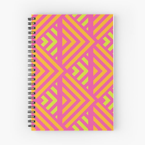 Item preview, Hot Pink, Lime, and Orange Striped Check Pattern  designed and sold by Zab Butler Design.