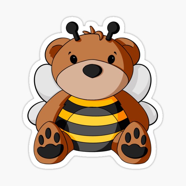 Item preview, Bee Teddy Bear designed and sold by Alisha Ober Designs.