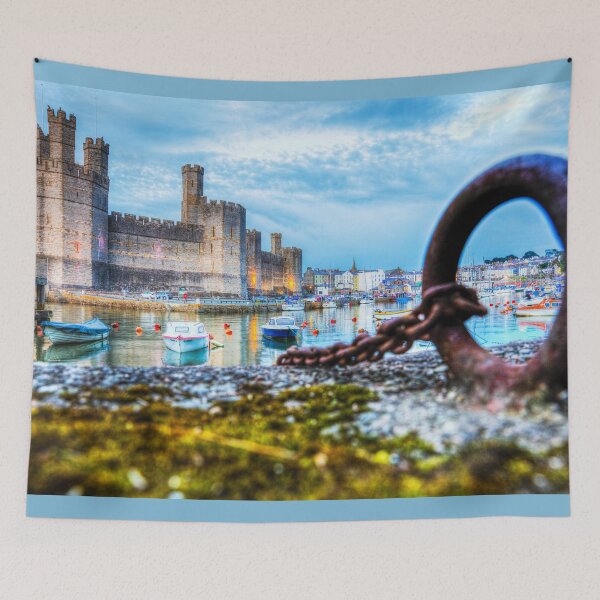 Item preview, Caernarfon Castle Boat Mooring designed and sold by Paul Thompson Photography.